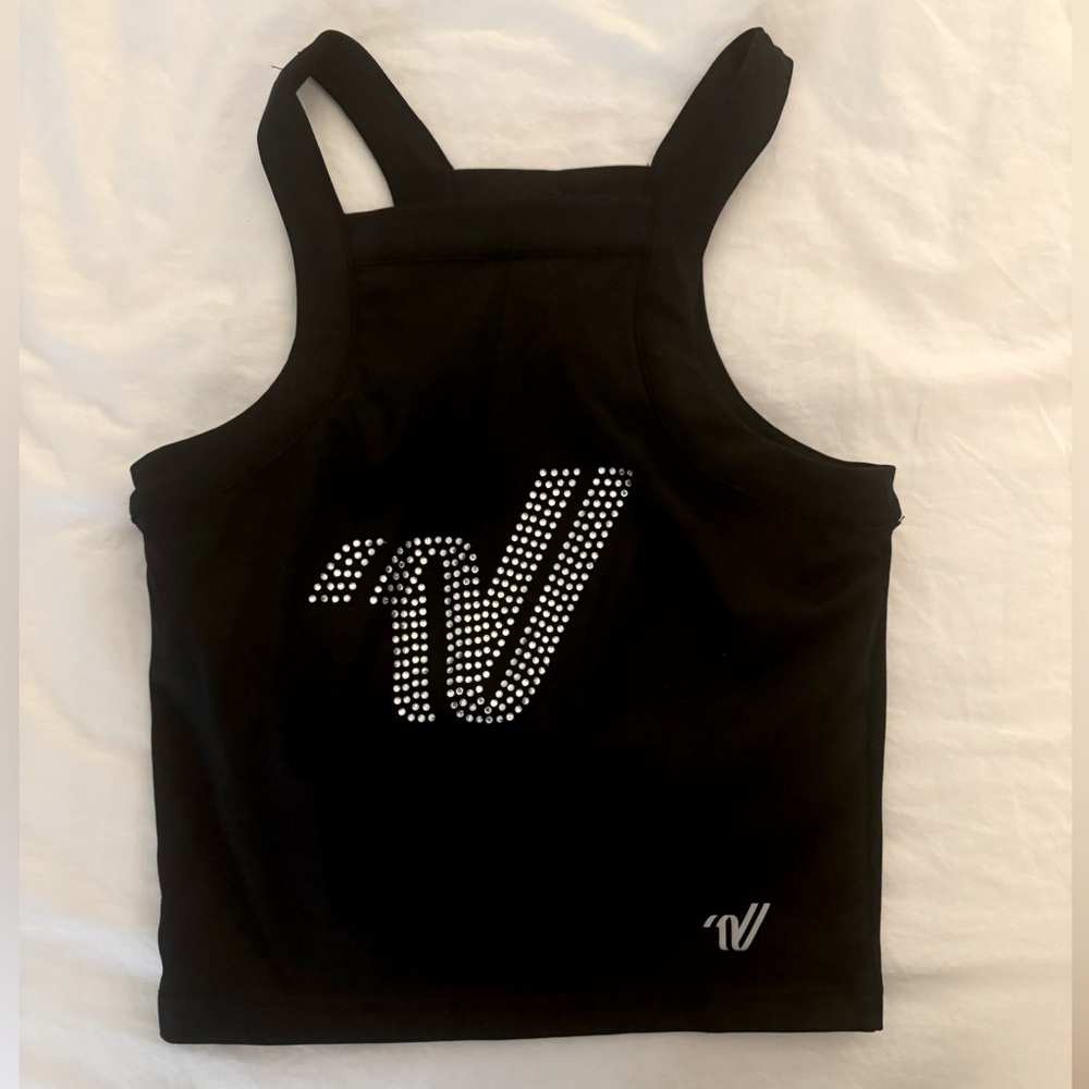 Jeweled Varsity Tank Top